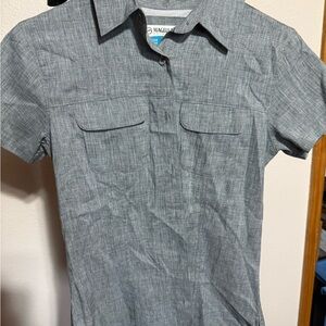 Magellan Outdoors Men's Charcoal Button Down Shirt